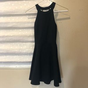 Black Windsor skater dress